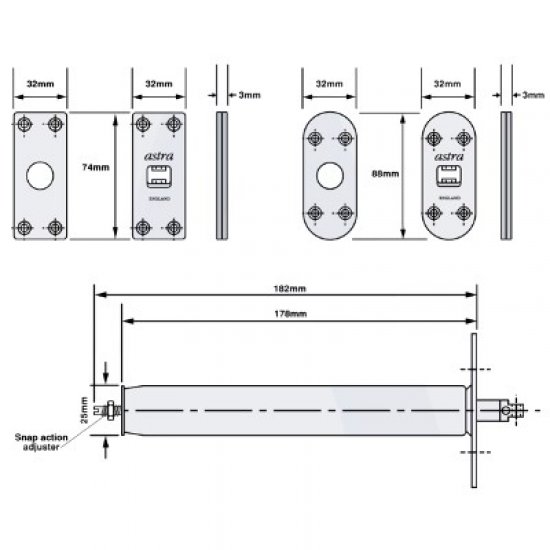 Concealed Door Closer